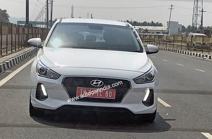 Hyundai i30 spied testing in India